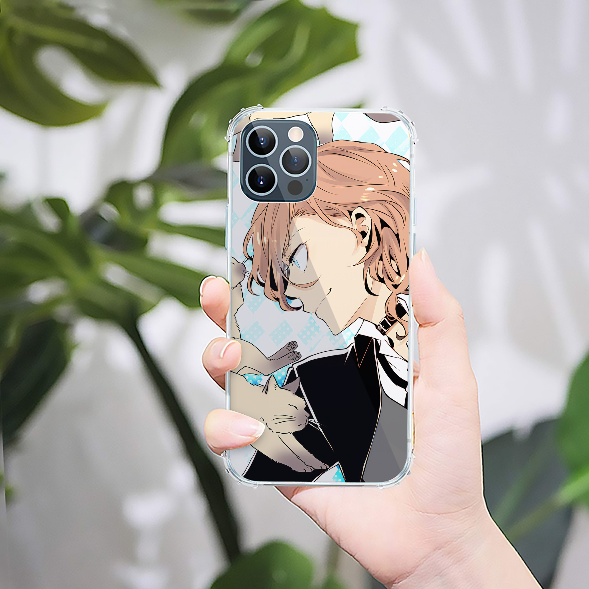 （画像用） 文豪ストレイドッグス Bungo Stray Dogs 【iPhone 12シリーズ対応】透明スマホケース（クリアソフトケース）
